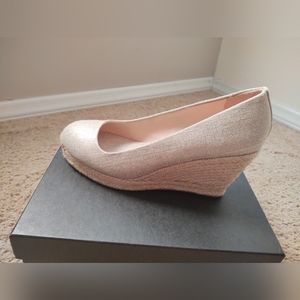 J Crew canvas espadrille wedges